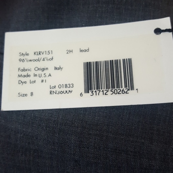 Calvin Klein grey dressy work Skirt. Size 8 - Picture 8 of 8